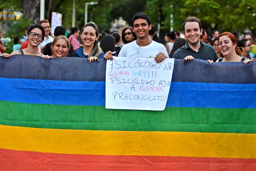 Ato contra a Cura Gay na Frei Serafim