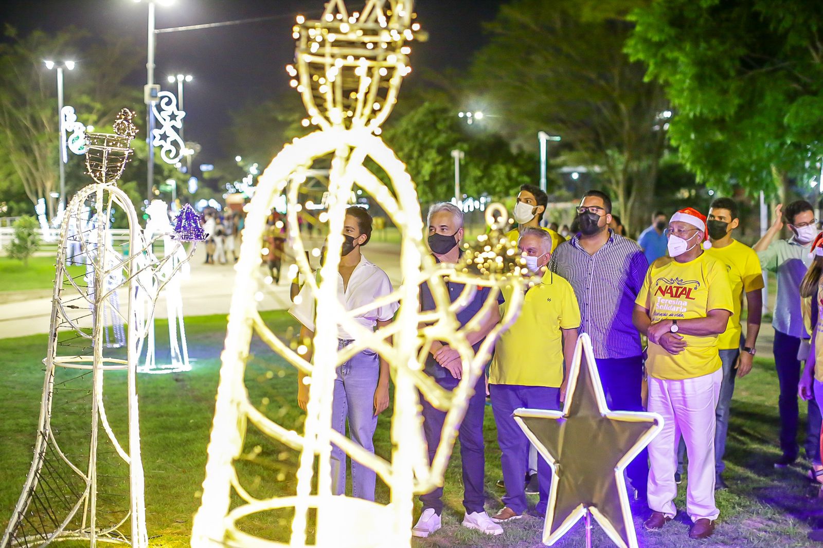 Um mês após o Natal, decoração de fim de ano permanece no Parque da Cidadania