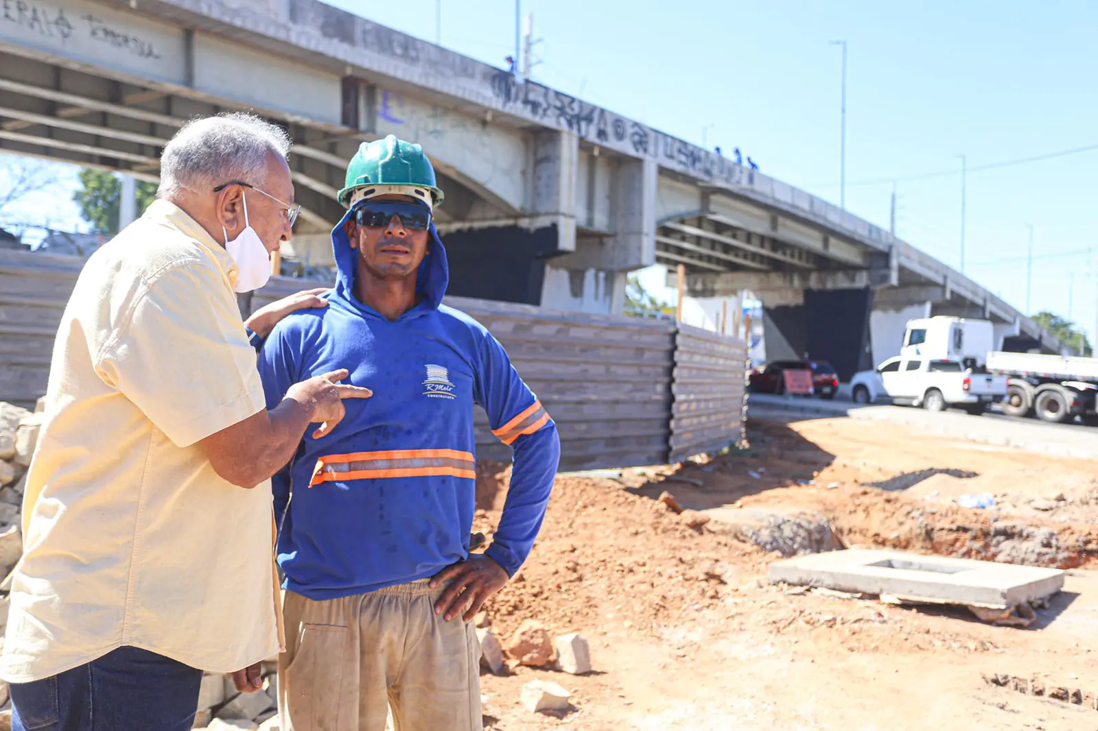 Dr. Pessoa diz que quer retomar obras paradas, mas adia entrega do viaduto da Tabuleta