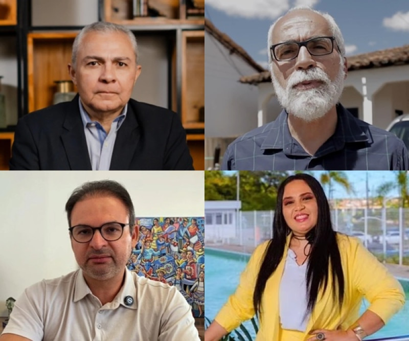 Toni Rodrigues, Mainha, Ravenna Castro e Jesus Rodrigues já deixaram a disputa.  - (Reprodução. )