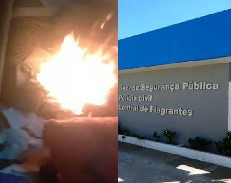 Com raiva da mãe, filha coloca fogo na própria casa em Picos: “vai dormir no inferno”