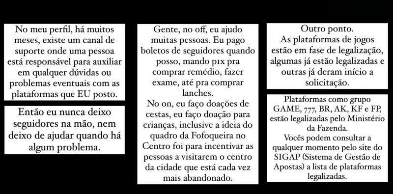 Posicionamento da página Teresina Fofoqueira - (Reprodução/Instagram)