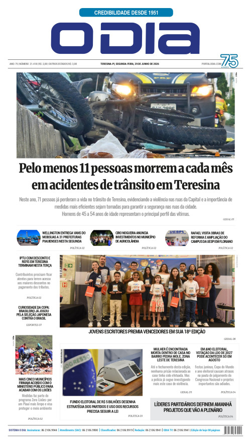 Confira os principais destaques do Jornal O Dia desta segunda-feira (29)