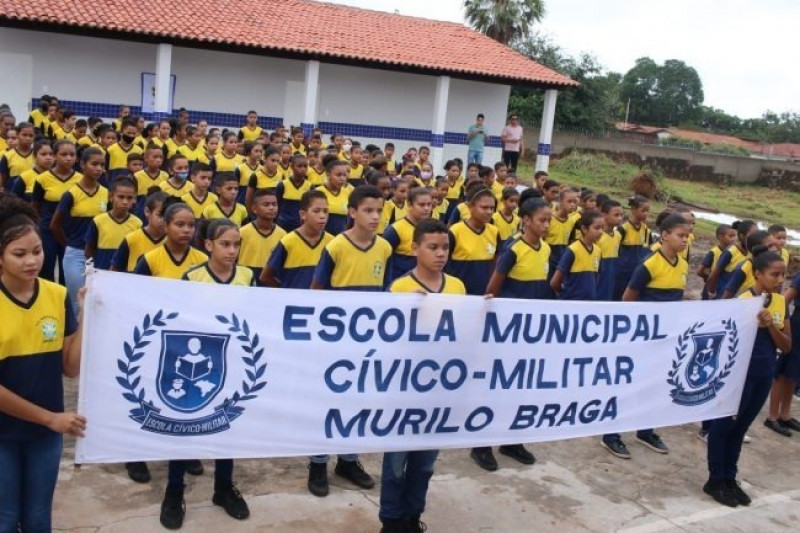 Escola Cívico Militar Murilo Braga, em União, passa por reforma e ampliação