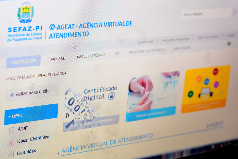 Para aderir ao Refis, acesse a Agência Virtual de Atendimento da Sefaz (e-AGEAT). - (Jailson Soares/O Dia)