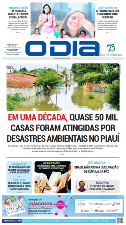 Confira os principais destaques do Jornal O Dia desta segunda-feira (17)