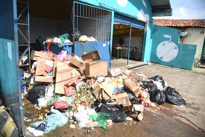 Coleta de lixo Teresina foi interrompida por alguns dias - (Assis Fernandes/O Dia)