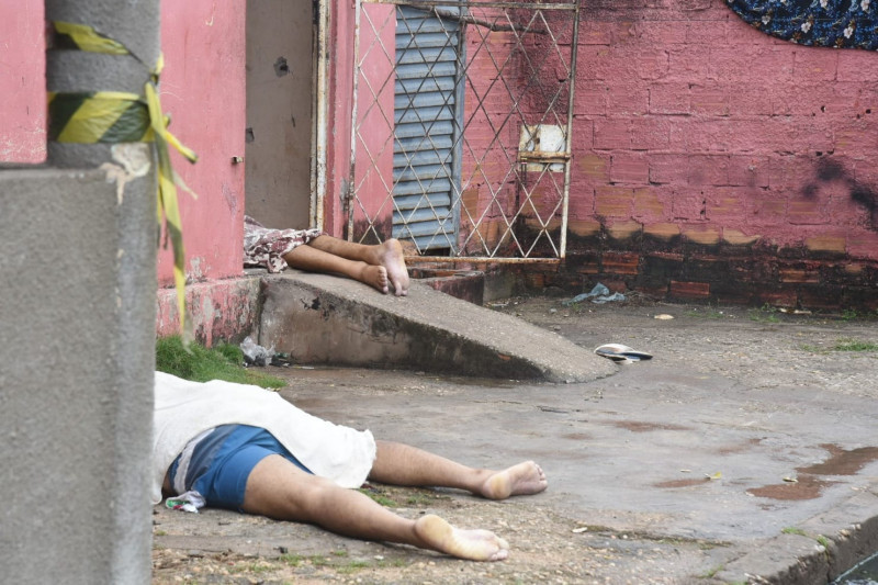 Duplo homicídio no Parque Brasil, zona Norte de Teresina  - (Jailson Soares / O Dia)