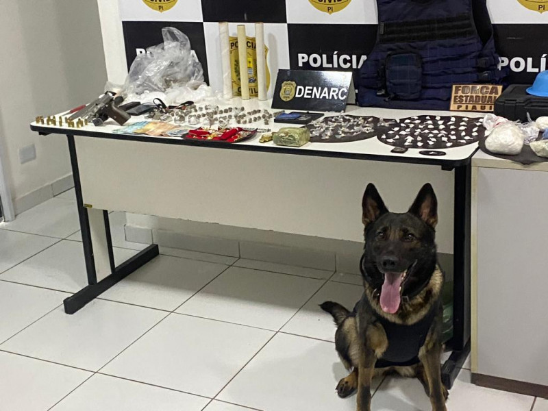 Operação prende suspeitos com drogas, armas e materiais do tráfico em Alto Longá
