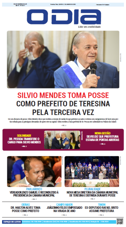 Confira os principais destaques do Jornal O Dia desta quinta-feira (02)