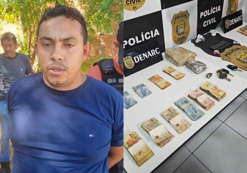 Suspeito de homicídios é preso durante “delivery de drogas” em Teresina