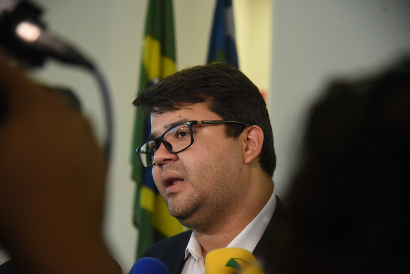 Secretário de Segurança Pública do Estado do Piauí, Chico Lucas, lamentou a morte de Menandro Pedro - (Assis Fernandes/ODIA)