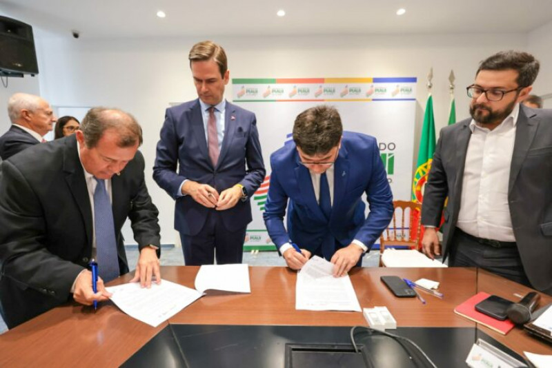 Acordos assinados por Rafael Fonteles - (Divulgação / Ccom )