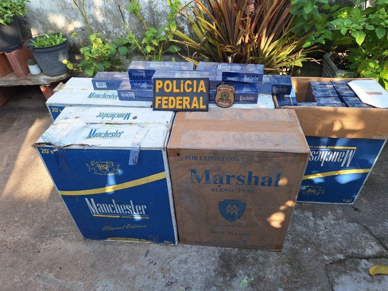 Cigarros contrabandeados são apreendidos pela Polícia Federal no norte do Piauí
