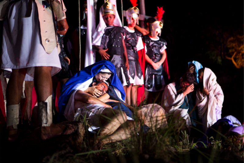 Em Floriano é encenado o Espetáculo da Paixão de Cristo - (Reprodção/Setur)
