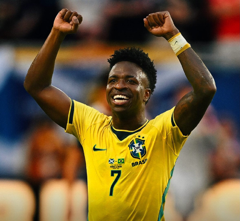 Baila, Vini Jr! Brasil vence a Escócia por 3 a 0 e se classifica em primeiro do Grupo C