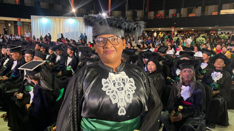 Cleoslene Alves, formanda - (Divulgação / CCOM)