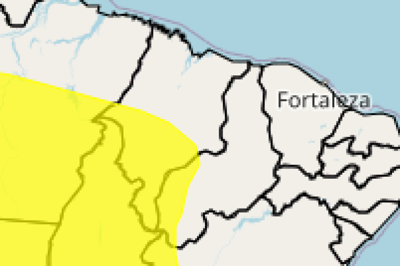 17 cidades do Piauí estão em alerta para chuvas intensas até segunda-feira (23); veja a lista - (Reprodução/INMET )