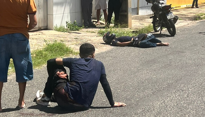 Suspeitos de assalto são atropelados durante fuga no bairro Memorare