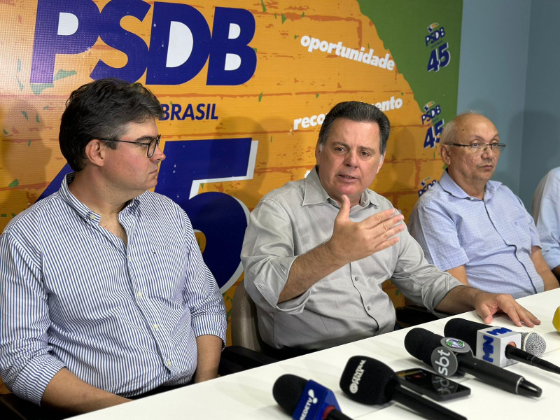 "Prioridade do PSDB é a candidatura própria”, diz Marconi Perillo em visita a Teresina