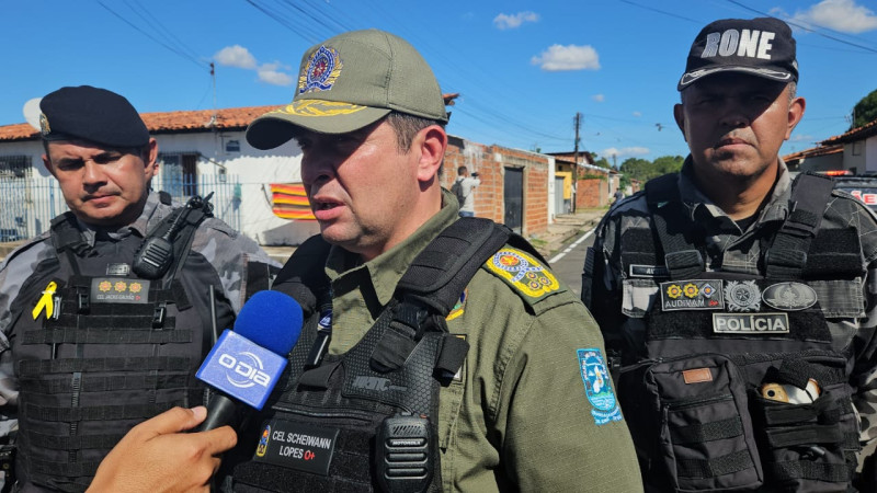 Comandante-geral da PMPI, Scheiwann Lopes - (Jailson Soares / O DIA)
