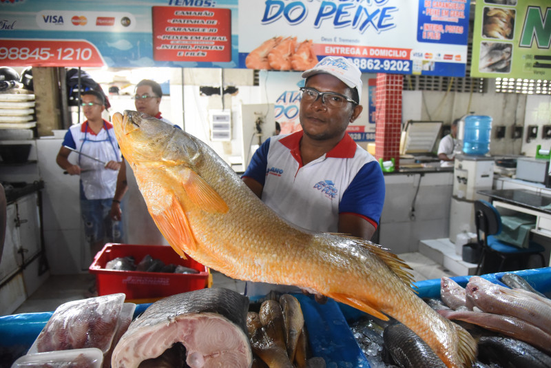 Vendas no Mercado do Peixe devem aumentar até 50% na Quaresma - (Assis Fernandes/ODIA)