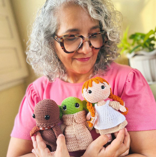Fran apostou na criação de amigurumis e expandiu vendas de crochê - (Foto: Criativa Crocheteria)