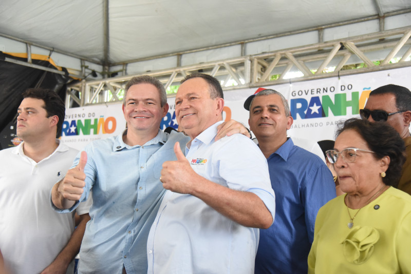 Prefeito Rafael Brito e Governador Carlos Brandão  - (Assis Fernandes/ODIA)