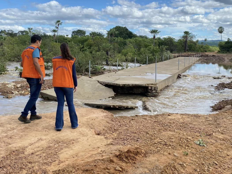 Cheia dos rios no Piauí - (Divulgação/Defesa Civil)