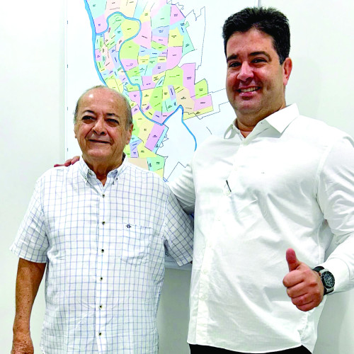 Vereador Luis Andre (PL) foi recebido pelo prefeito eleito de Teresina, Dr. Silvio Mendes. - (Divulgação)