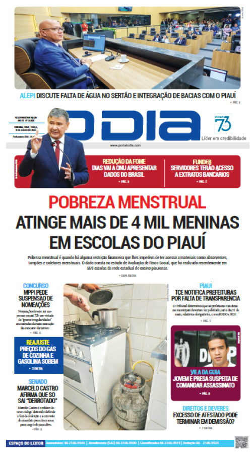 Confira os principais destaques do Jornal O Dia desta terça-feira (09)
