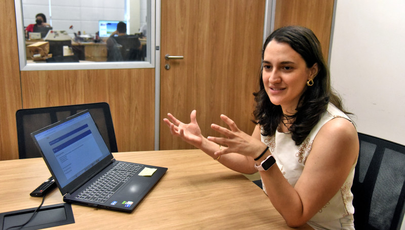 Para Andreia Cavalcante, a falta de acesso à internet no interior do estado é um complicador de mercado - (Assis Fernandes/ODIA)