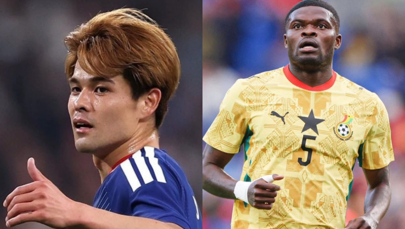 Kaishu Sano e Thomas Partey - (Reprodução)