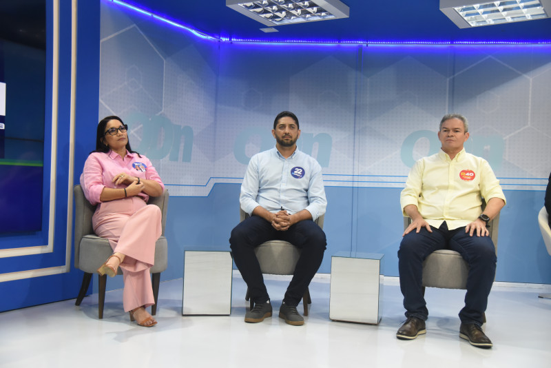 Debate O Dia TV com candidatos a prefeito  - (Jailson Soares/ODIA)