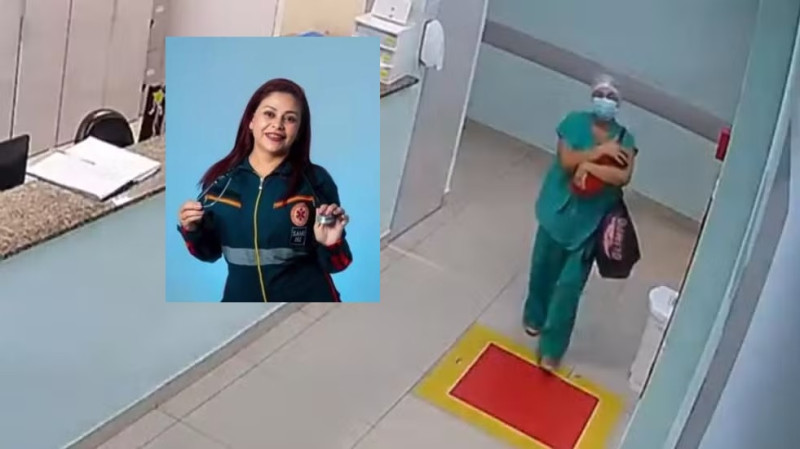 Mulher que tentou sequestrar bebê aparece em fotos com farda do SAMU; Sesapi nega vínculo