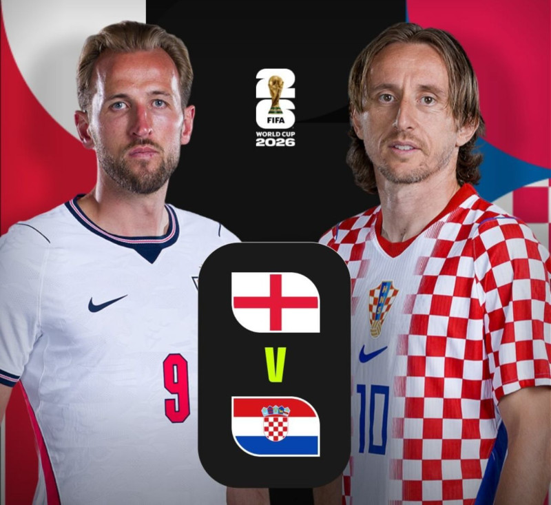 Inglaterra x Croácia: onde assistir ao vivo, horário e prováveis escalações pela Copa do Mundo 2026
