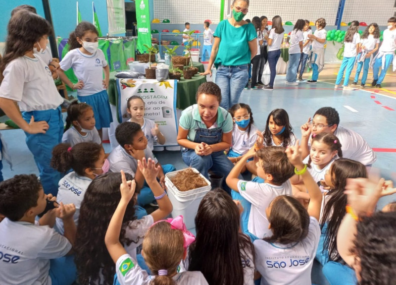 Startup promove educação ambiental por meio de palestras e oficinas - (Divulgação/Ninho do Verde)