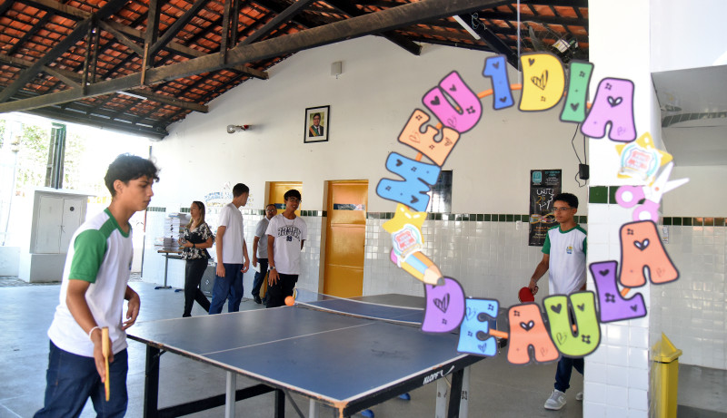 Os estudantes passaram a ter uma melhor percepção dos colegas e voltaram a praticar esportes, como o futsal, a praticar jogos de tabuleiro - (Assis Fernandes/ODIA)