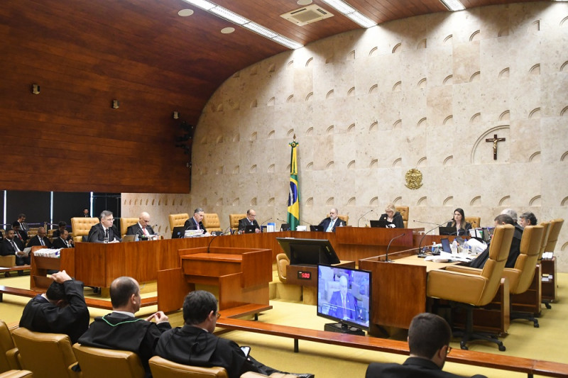 Sessão plenária do Supremo Tribunal Federal da última sexta - (Carlos Moura/SCO/STF)