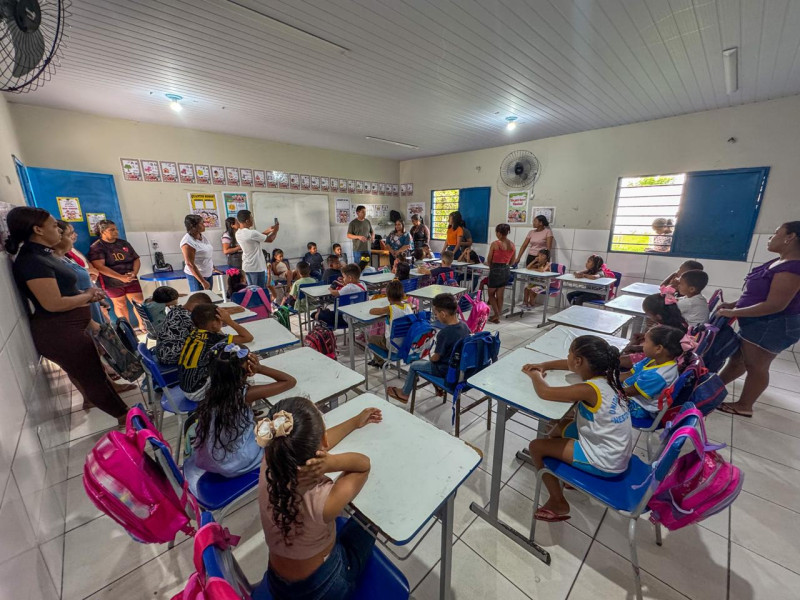 Prefeitura de Miguel Alves comemora o início das aulas nas escolas do município