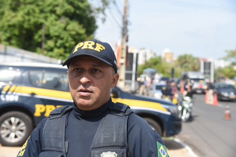 Inspetor Alexandro Lima, porta-voz da PRF - (Assis Fernandes/O Dia)