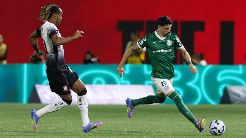 Palmeiras incorpora espírito do dérbi, faz seu melhor jogo em 2025 e ganha do Corinthians - (César Greco/Palmeiras/By Canon)
