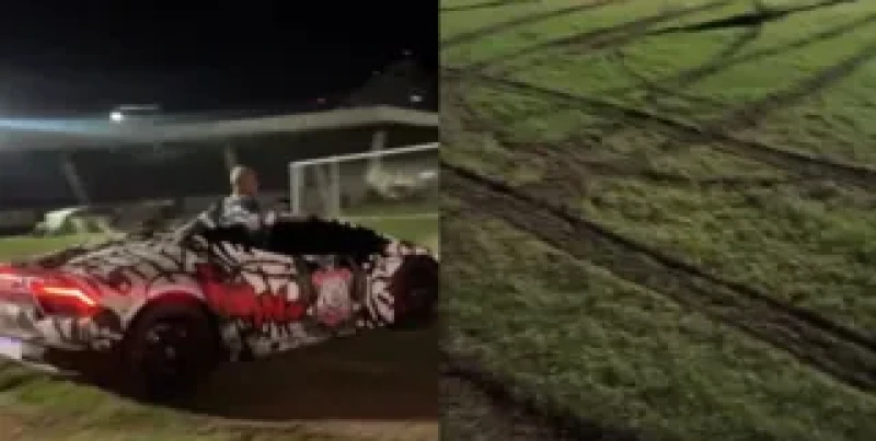 MC Ryan SP é preso após dar ‘cavalo de pau’ em gramado de estádio no interior de SP