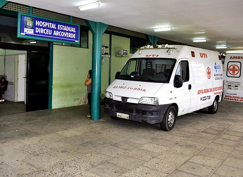 Hospital Dirceu Arcoverde, em Parnaíba - (Reprodução)