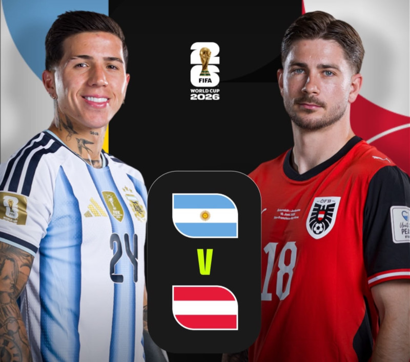 Argentina x Áustria: onde assistir, horário e escalações pela Copa do Mundo 2026
