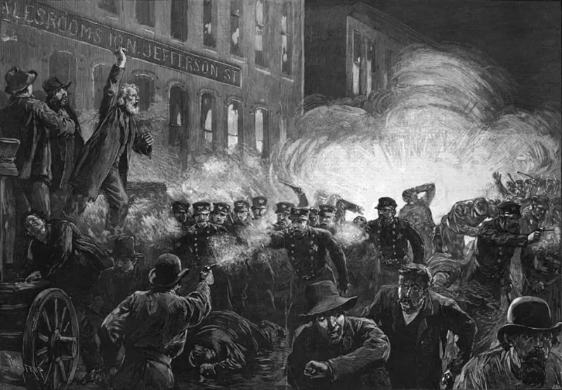 Manifestações trabalhistas tiveram inicio em 1886 - (Reprodução)