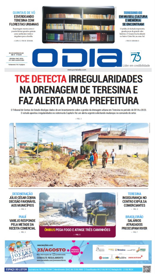 Confira os principais destaques do Jornal O Dia deste domingo (28)