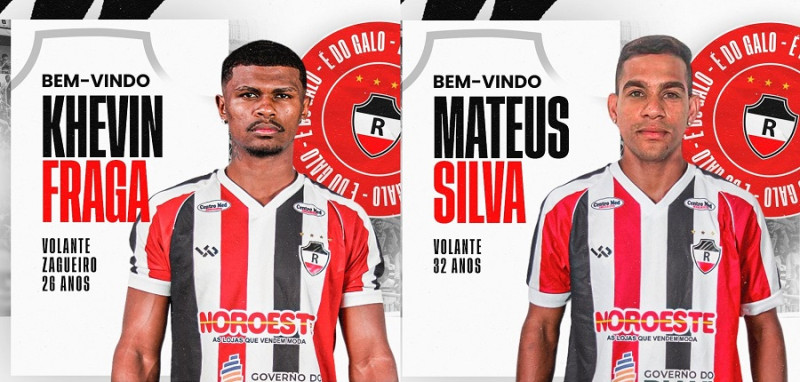 Novas contratações do River, visando a Série do Campeonato Brasileiro. - (Reprodução / River AC)