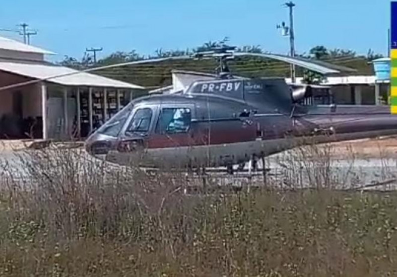Helicóptero faz pouso forçado em acampamento na zona Rural de Parnaíba