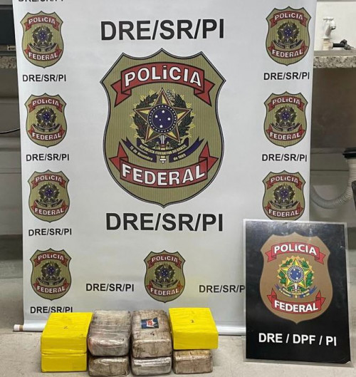 Homem é preso pela Polícia Federal com 8kg de cocaína na zona Sul de Teresina